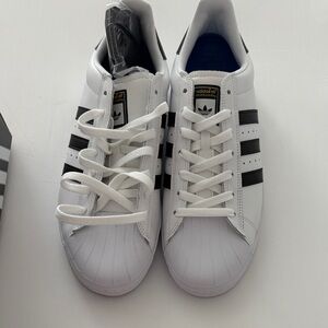 adidas Superstar Vulc ADV Black White Shoe Box (Label Shows Size 10.5)